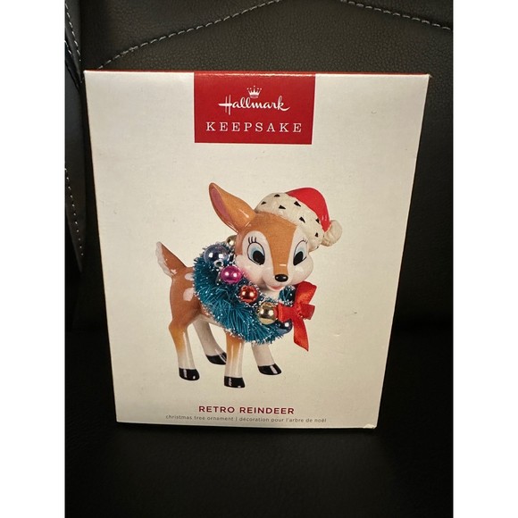 *NEW* Hallmark 2022 Limited Edition RETRO REINDEER Keepsake Christmas Ornament - Picture 1 of 5